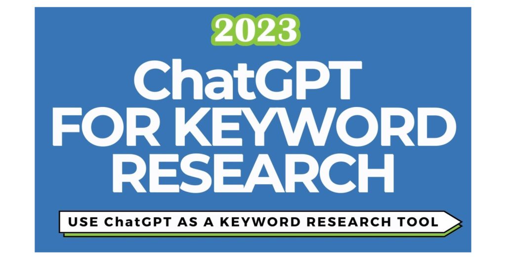 chatGPT for keyword research
