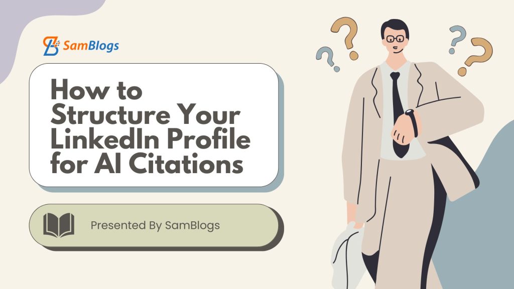 LinkedIn Profile for AI Citations